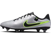 Nike Hommes Tiempo Legend 10 Academy SG-Pro Anti-Clog Traction Fußballschuh für Weichen Rasen Chaussure de Football, Volt argenté métallisé, 40 EU