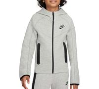 Nike Hooded Full Zip Ls Top B Nsw Tech Flc Fz, Dk Grey Heather/Black/Black, FD3285-063, XS