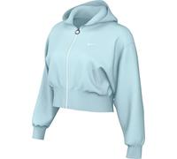 Nike Hooded Full Zip Ls Top W Nsw Nk Chll Ft Fz Hdy, Glacier Blue/Sail, FN2415-474, M