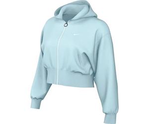 Nike Hooded Full Zip Ls Top W Nsw Nk Chll Ft Fz Hdy, Glacier Blue/Sail, FN2415-474, M