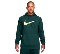 Nike Hooded Long Sleeve Top M NK DF Hdie Po Swsh, Deep Jungle/Luminous Green, CZ2425-328, L