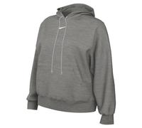 Nike Hooded Long Sleeve Top W NSW Phnx FLC OOS Po Hoodie, DK Grey Heather/Sail, DQ5858-063, 2XL