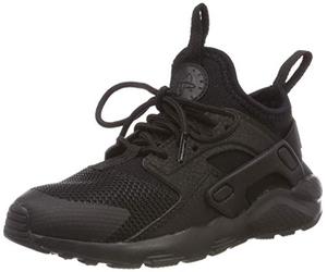 Nike Huarache Run Ultra (PS), Sneakers Basses garçon, Noir (Black/Black 001), 28 EU