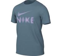 Nike Hyverse HQ7987-006 Dri-Fit UV Haut Polyvalent à Manches Courtes pour Homme, Bleu fumé, Taille M