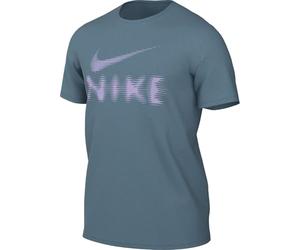 Nike Hyverse HQ7987-006 Dri-Fit UV Haut Polyvalent à Manches Courtes pour Homme, Bleu fumé, Taille M