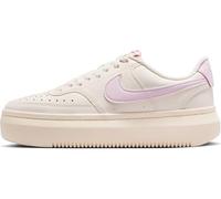 Nike Court Vision Alta Leather Womens Trainers Blanc/Rose 4 (37.5) Female