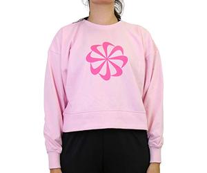 Nike Icon Clash Dry Pt Tp GD Sweatshirt Femme Sweatshirt Femme Pink Foam/Hyper Pink FR : L (Taille Fabricant : L)