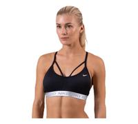 Nike Indy AEROADAPT Bra Soutien-Gorge de Sport Femme Black/Metallic Silver FR : XL (Taille Fabricant : XL)
