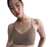 Nike Indy Light Support Women's Padded Adjustable Sports Bra MARRON MINK/FER 14 (L) Female