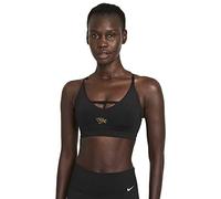 Nike Indy Strpy Soutien-Gorge Sport Plng Black/Metallic Gold L