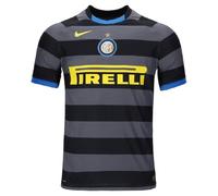 Nike Inter M NK BRT STAD JSY SS 3R T-Shirt Homme, Dark Grey/(Tour Yellow) (Full Sponsor), FR : XL (Taille Fabricant : XL)