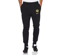 Nike Inter M NK Gfa FLC Pant KZ Pantalon de Sport Homme Black/(Tour Yellow) (No Sponsor) FR: 2XL (Taille Fabricant: 2XL)