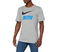 Nike Inter M NK Tee TR Ground T-Shirt Homme DK Grey Heather FR: 2XL (Taille Fabricant: 2XL)
