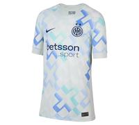 NIKE Inter Milan 2025/26 Stadium Extérieur Maillot De Foot Replica Dri-Fit pour Ado, Ghost Aqua/White/Blue Void, HJ5288-497, XS