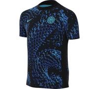 NIKE Inter Milan Academy Pro Haut De Foot D'Avant-Match Dri-Fit pour Ado, Chlorine Blue/Noir/Chlorine Blue, HJ8071-448, M