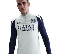 Haut d'entraînement de football Nike Dri-FIT Inter Milan Strike pour homme Grey Haze/Blue Void/Ghost Aqua/Blue Void M