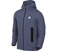 Nike Inter Milan Top Inter M NK TCH FLC Fz WR HDY, Diffused Blue/Black/Lyon Blue, FV6666-491, 2XL