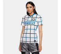 Nike Inter W NK BRT STAD JSY SS AW T-Shirt Femme, White/(Black) (Full Sponsor), FR : L (Taille Fabricant : L)