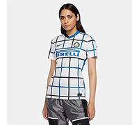 Nike Inter W NK BRT STAD JSY SS AW T-Shirt Femme, White/(Black) (Full Sponsor), FR : XS (Taille Fabricant : XS)