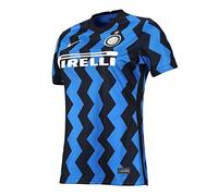 Nike Inter W NK BRT STAD JSY SS HM T-Shirt Femme, Blue Spark/(White) (Full Sponsor), FR : S (Taille Fabricant : S)