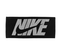 Nike Serviette jacquard graphique moyenne – Noir 35 x 80 cm