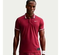 Nike Jannik Sinner Court Slam Polo Hommes - rouge vin, crème XL