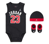 Nike Jordan 23 Ensemble de chaussettes en jersey sans capuche, Noir, 6/12 mois