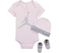Nike Jordan Ensemble 3 pièces Jumpman – Bonnet, Body, Chaussons – Rouge – Taille INFANTS