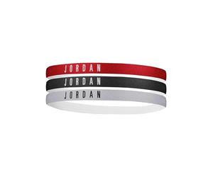 Nike Jordan 3PK Bandeau pour Homme Gym Red/Black/Wolf Grey One Size