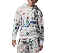 Sweat à capuche pour enfant - NIKE - 95D741-782 - Blanc - French Terry coton - Manches longues M