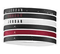Nike Bandeaux pour cheveux Jordan Elastic J1007584091OS Lot de 6 Noir/blanc