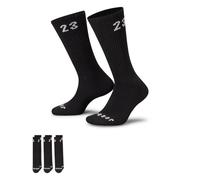Nike Jordan Chaussettes de sport Essentials Noir/Blanc Taille 38-42