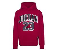 Nike Jordan Hbr Sweat en Polaire 100% Coton, Rouge/Noir, 10-12 Ans