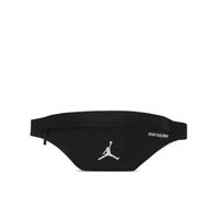 NIKE JORDAN Marsupio, noir, nylon et polyester, avec poches zippées, 12,5 x 10 x 30 cm