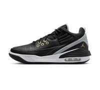 Nike Chaussures de basket-ball Jordan Max Aura 5 pour homme, Noir/blanc/gris loup/doré métallisé, 44 EU