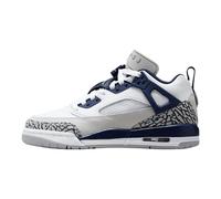 NIKE Jordan Spizike Baskets basses pour école, Blanc, gris, bleu marine, 39 EU