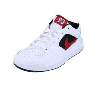 NIKE Jordan Stadium 90 Baskets pour enfant Style de vie scolaire, Blanc, noir, rouge gym, 39 EU