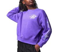 Nike Jordan Sweat-Shirt pour Fille Col Rond Take Flight Snap Violet Code 45C808-P44, Aubergine, 8-10 Ans