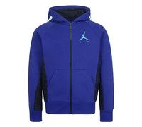 Nike Jordan Sweatshirt à Capuche et Fermeture éclair Jumpman Air Speckle Bleu Code 95A166-BHN, Bleu, 8-10 Ans
