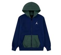 NIKE Jordan Sweatshirt Garçon à Capuche et Zip MJ Brooklyn Bleu, bleu/vert, 8-10 ans