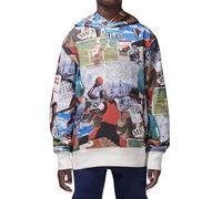 Nike Jordan Sweatshirt Garçon à Capuche MJ Brooklyn Printed Multicolor, multicolore, 13-15 ans