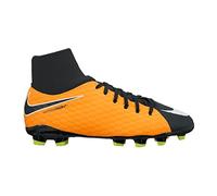 Nike Jr. Hypervenom Phelon 3 Dynamic Fit FG, Chaussures de Football Mixte Enfant, Orange (Laser Orange/Black-White-Volt), 38.5 EU