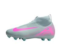NIKE Jr. Mercurial Superfly 10 Academy Sneaker, Ocean Cube/Pink Blast, 34 EU