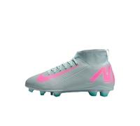 NIKE Jr. Mercurial Superfly 10 Club Sneaker, Ocean Cube/Pink Blast, 38.5 EU