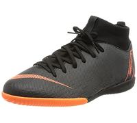 NIKE Jr. MercurialX Superfly VI Academy, Chaussures de Football Unisexe-Enfants, Noir (Black/Total Orange-White), 37.5 EU