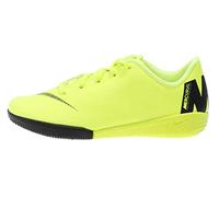 NIKE Jr. MercurialX Vapor XII Academy IC Chaussures d'intérieur Multisports Unisexes pour Enfant, Noir Volt Black 701, 27 EU