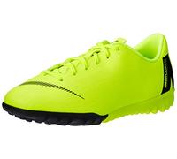Nike Jr. MercurialX Vapor XII Academy Turf Chaussures de Football Unisexe pour Enfant, Noir Volt Black 701., 27.5 EU
