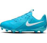 Nike Jr Phantom Gx II Academy FG/MG Soccer Shoe, Blue Fury/White, 34 EU