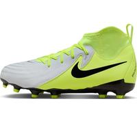 Nike Jr. Phantom Luna 2 Academy MG Chaussures de Football pour Enfant Plus âgé/argenté métallisé/Noir/Volt, 37,5 EU, Noir métallisé argenté, 37.5 EU