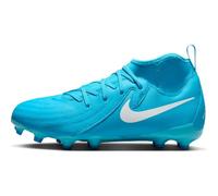 Nike Jr Phantom Luna II Acad F/MG Soccer Shoe, Blue Fury/White, 37.5 EU